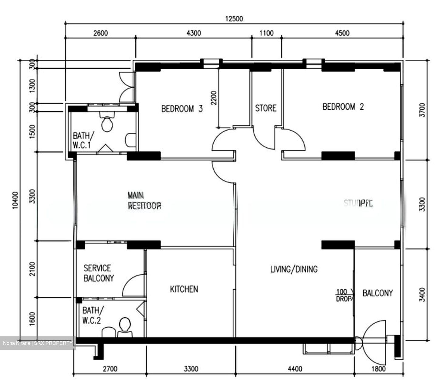 Blk 570 Hougang Street 51 (Hougang), HDB 5 Rooms #575055271
